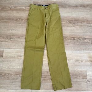 Dickies Skateboarding Pants Flex Regular Fit Pants Men's 30x32 Green Khaki